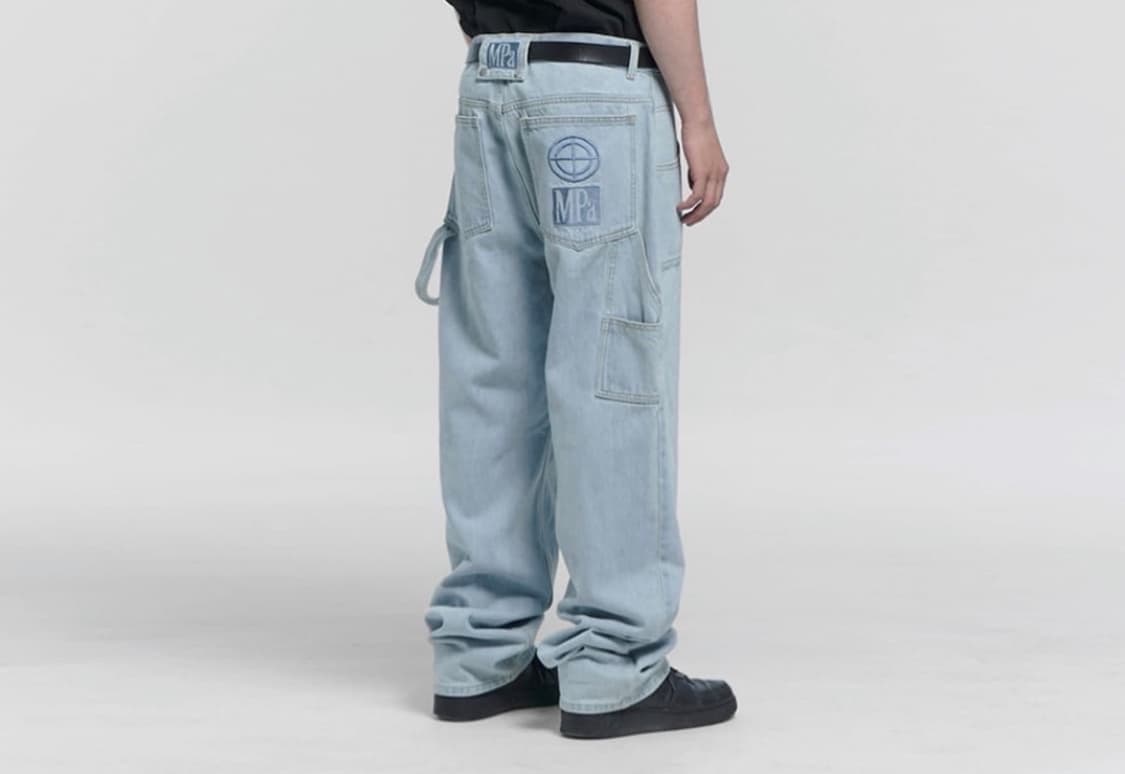 플라스틱프로덕트 페인터 데님 연청 L 상품이미지1