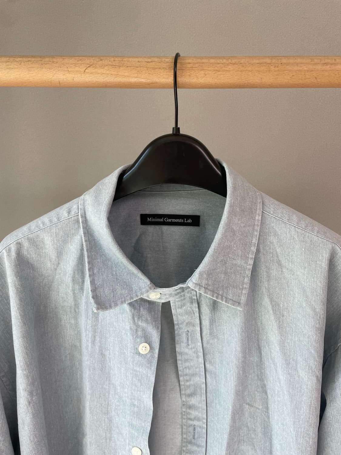 엠엠지엘(mmgl) CUT-OFF LONG SLEEVE SHIRT (LI 상품이미지2