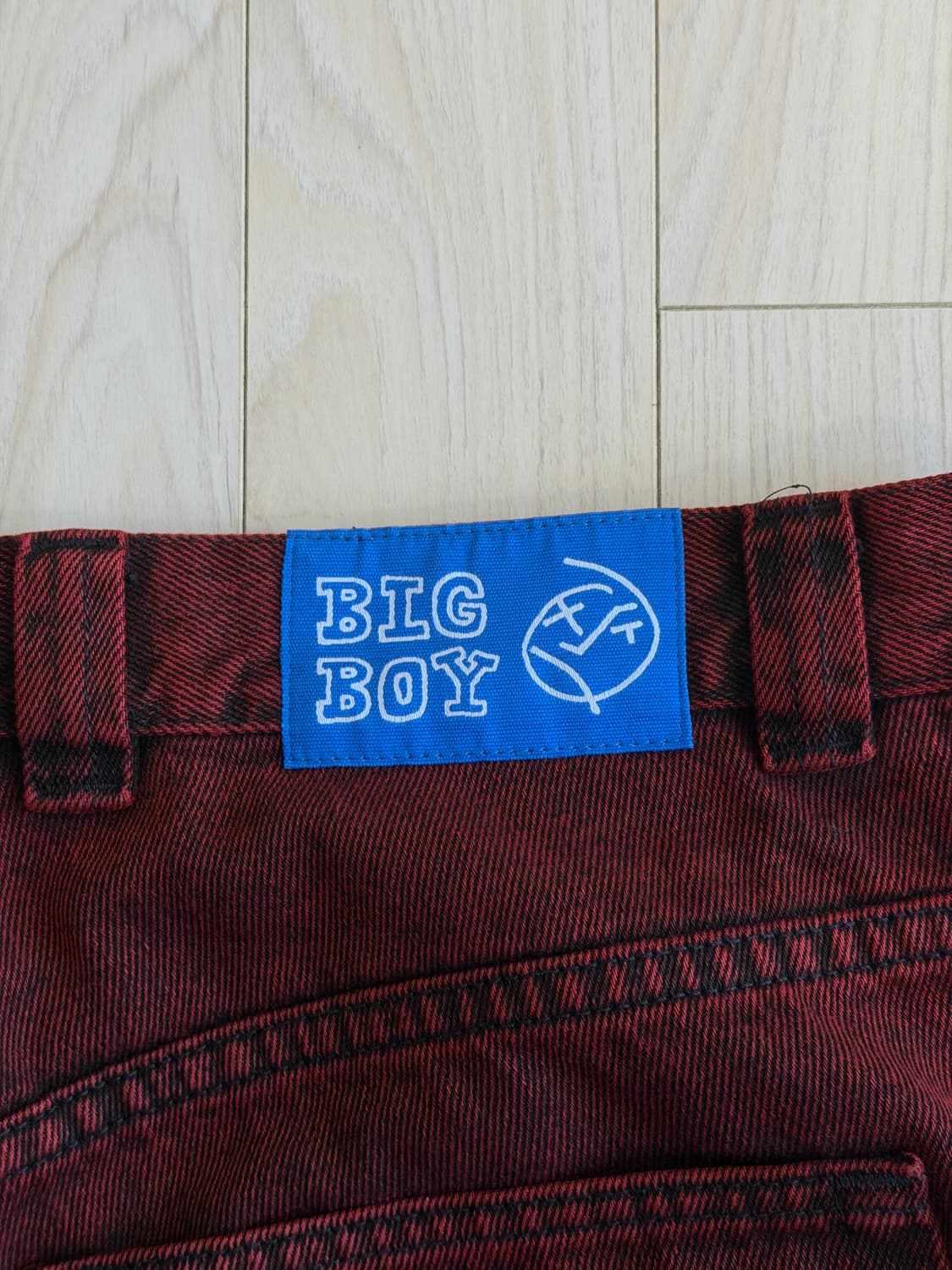 폴라스케이트 빅보이 팬츠 레드블랙 M 상품이미지6