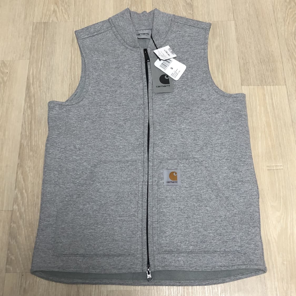 (S) 새상품 칼하트 Carhartt WIP 카 럭스 베스트 그레이 상품이미지1