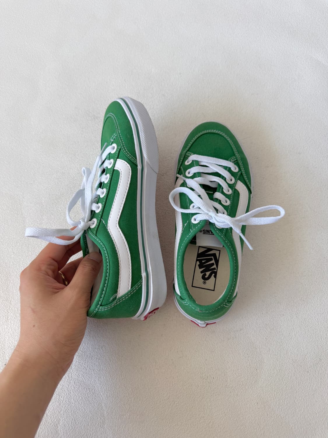 [235]반스(Vans) 스니커즈 그린(극미 중고) 상품이미지5