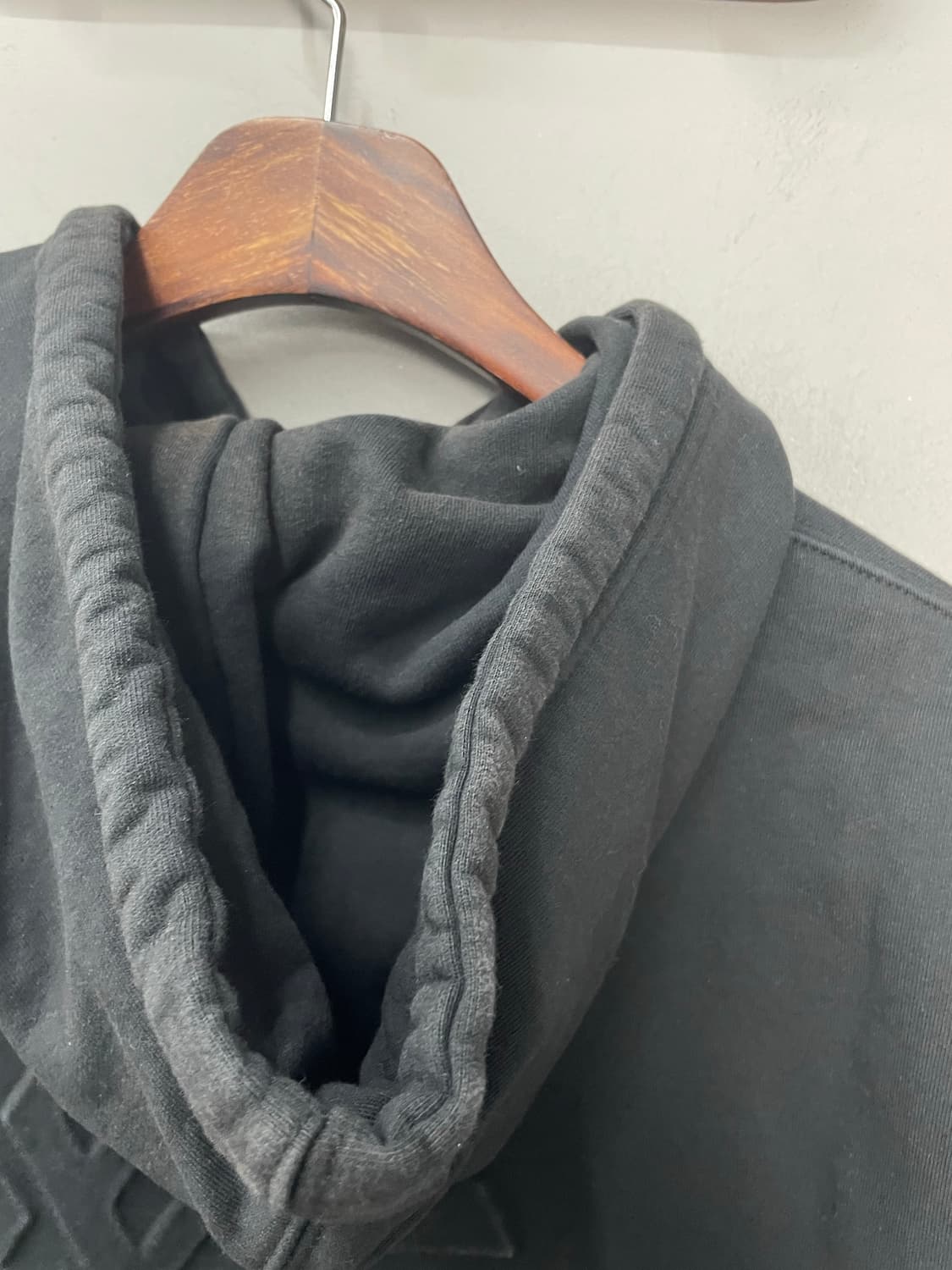 팔라스 빅로고 블랙 후드티 H1179 상품이미지9