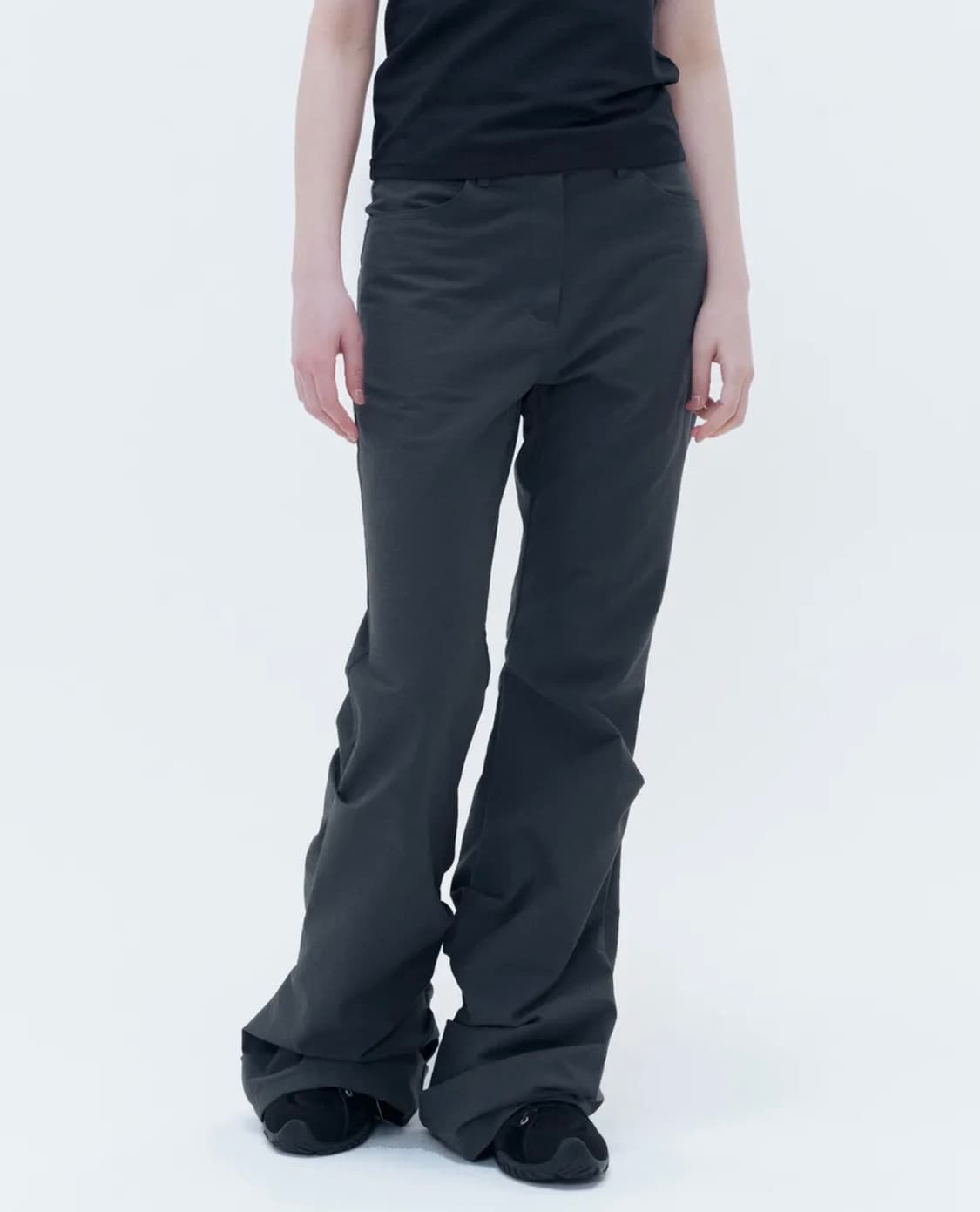 미세키서울 코튼셔링부츠컷팬츠 Cotton shirring boostcut 상품이미지1