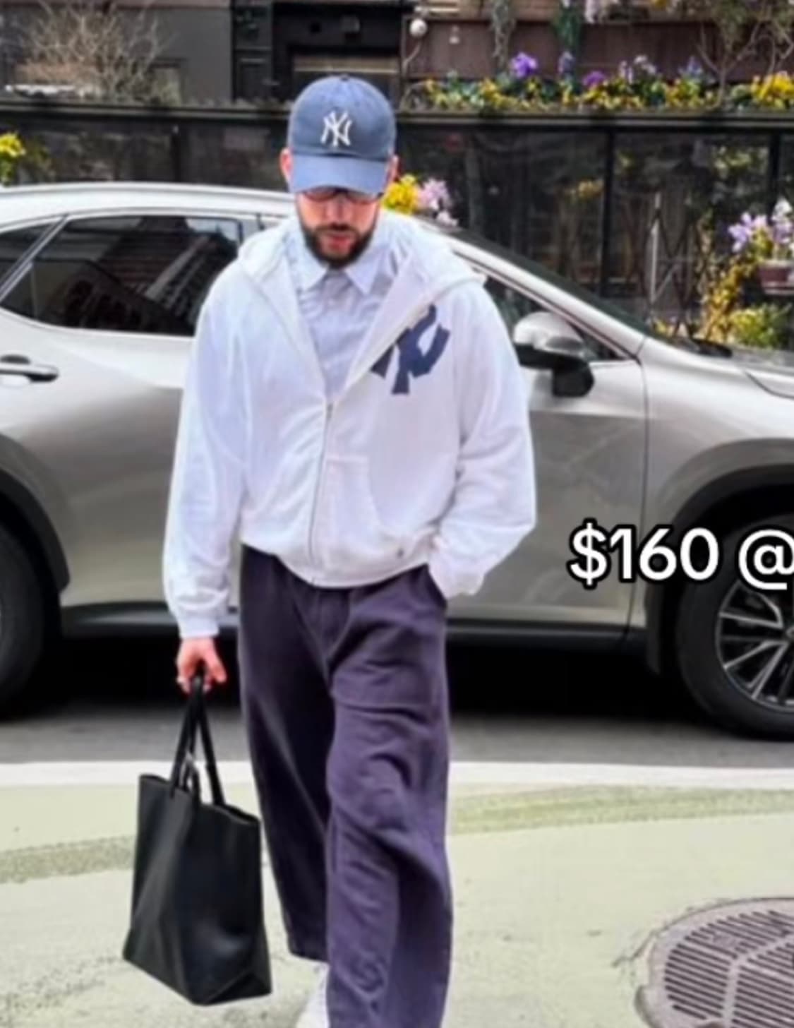 아킴보 클럽 뉴욕 후드집업 화이트 L 상품이미지2