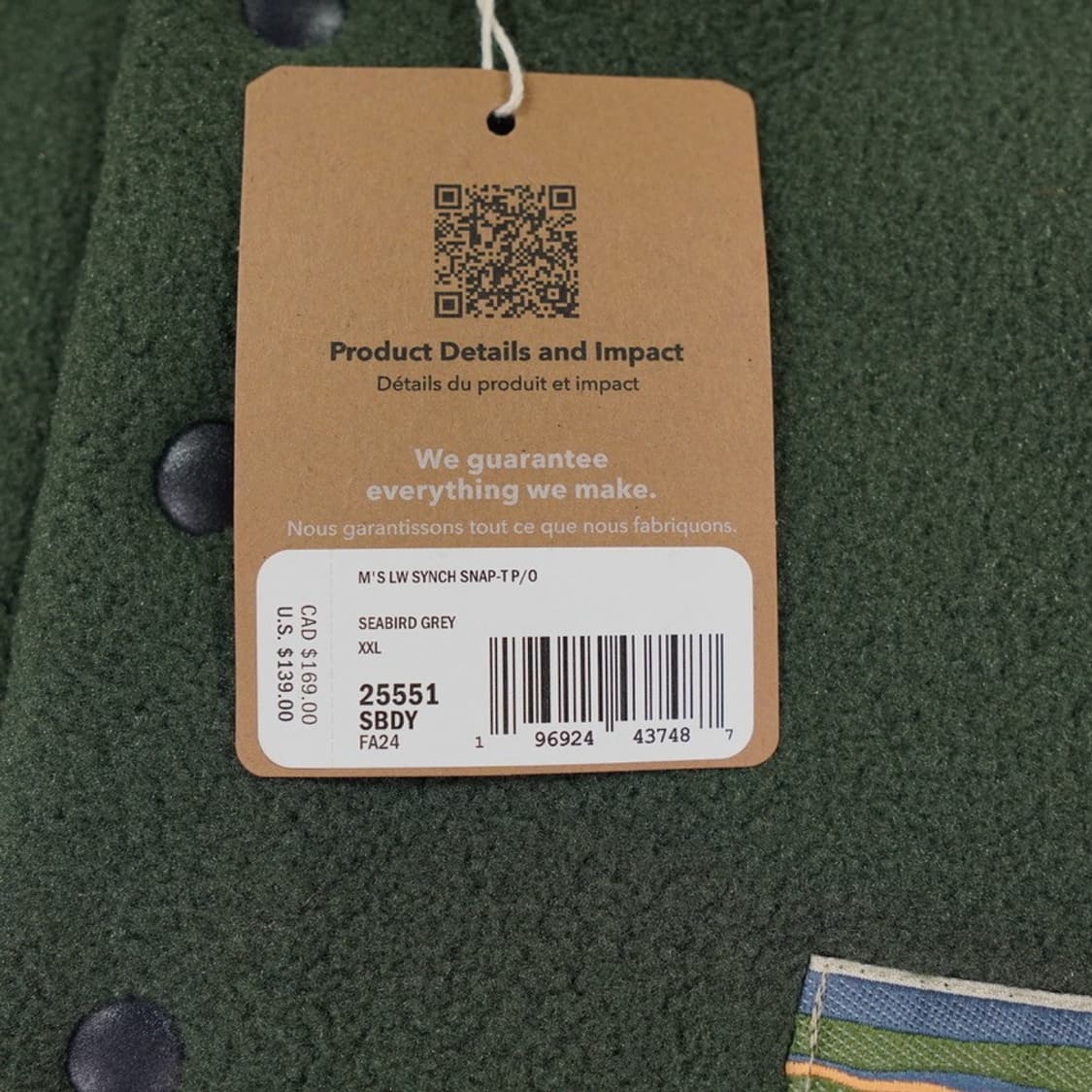 24FW 파타고니아 라이트 신칠라 스냅-티 플리스 투톤 상품이미지5