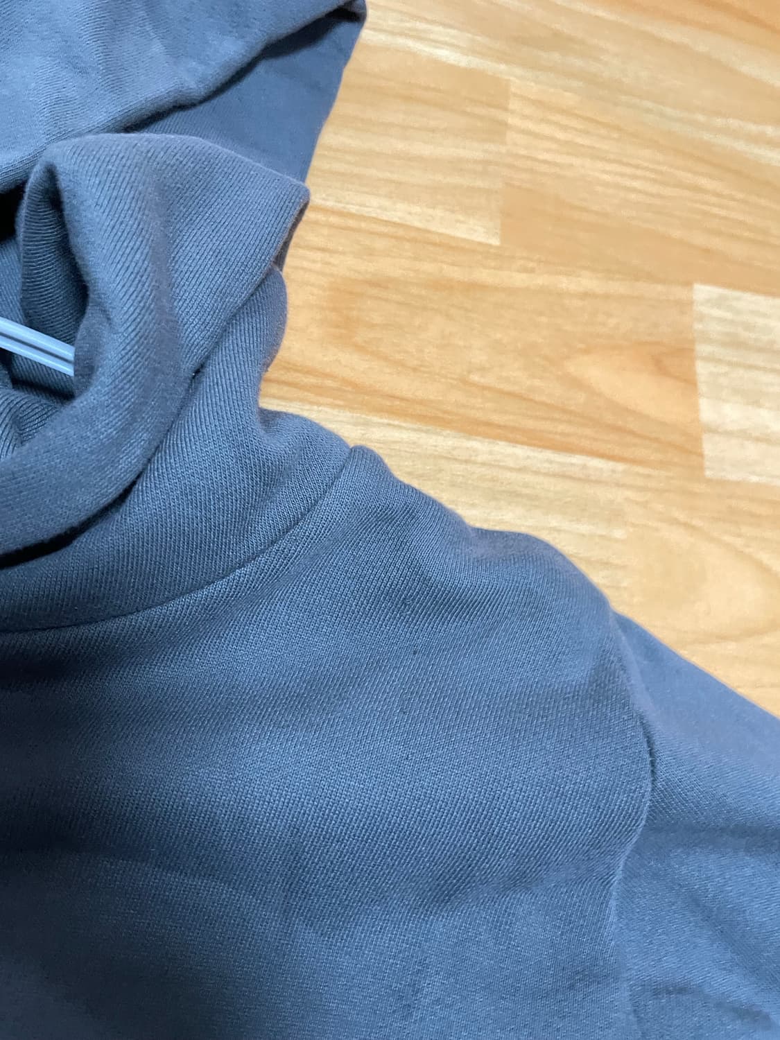 [L]이지 갭 후드집업 다크그레이 중고 상품이미지5