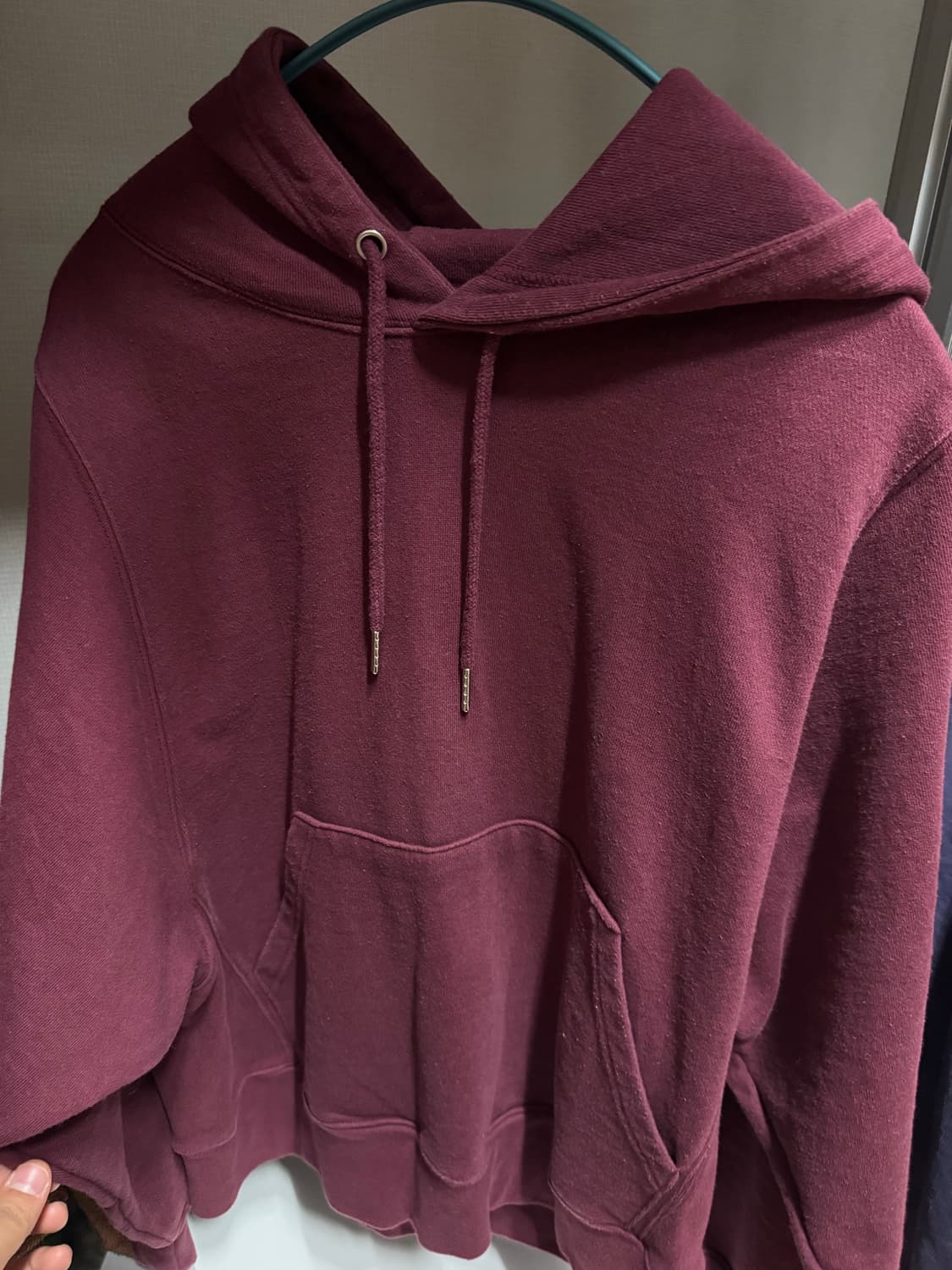 [S] 후르츠더룸 버건디 후디 상품이미지1