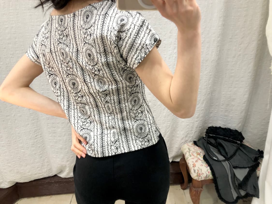 Pattern summer blouse 상품이미지5
