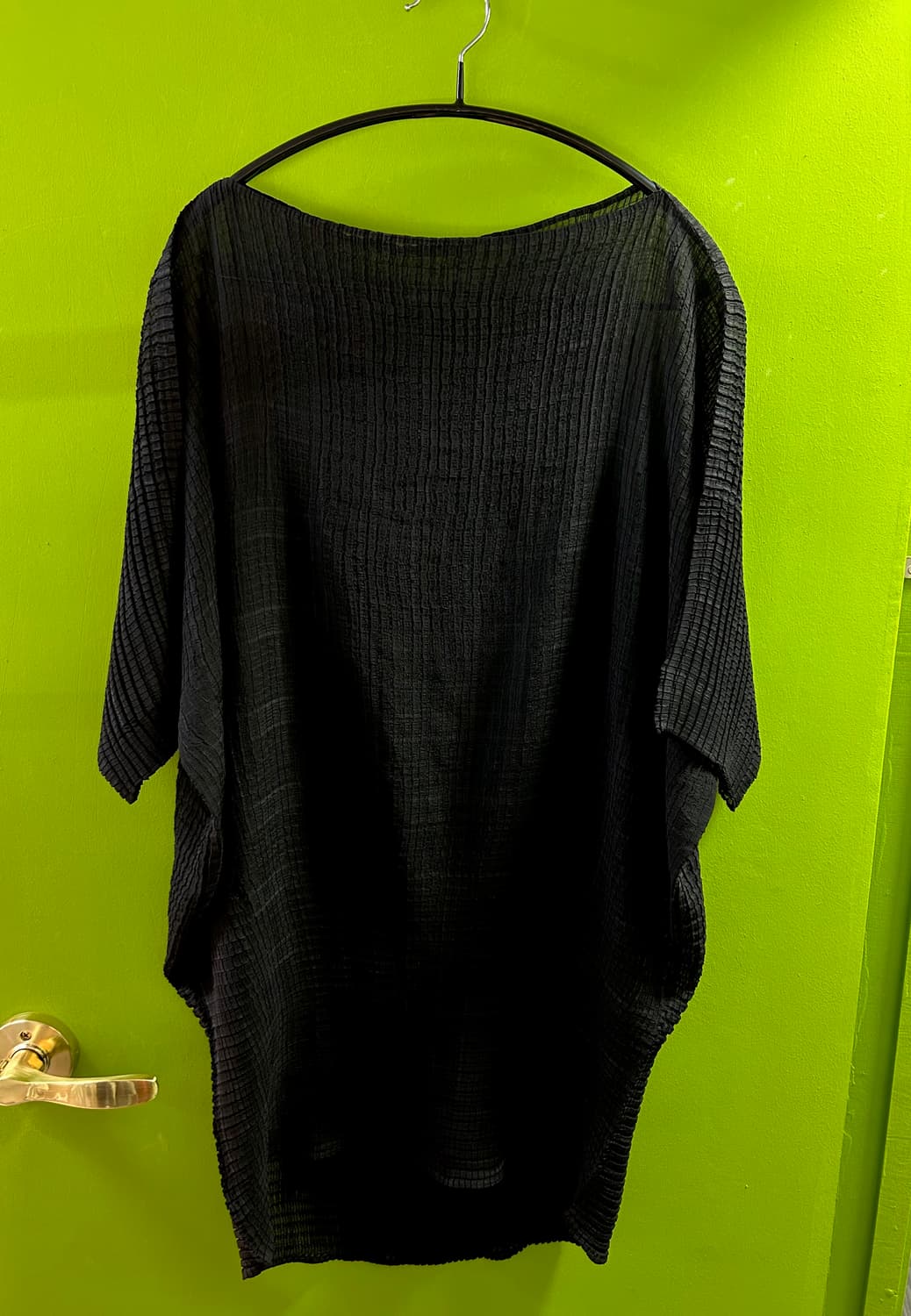 이세이미야케 블랙 언밸런스 상의(2사이즈/Free) 상품이미지2