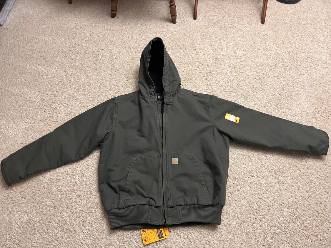 [미국정품/새상품] 칼하트 J130 워시드 덕 액티브 자켓 모스그린(Mo 상품이미지2