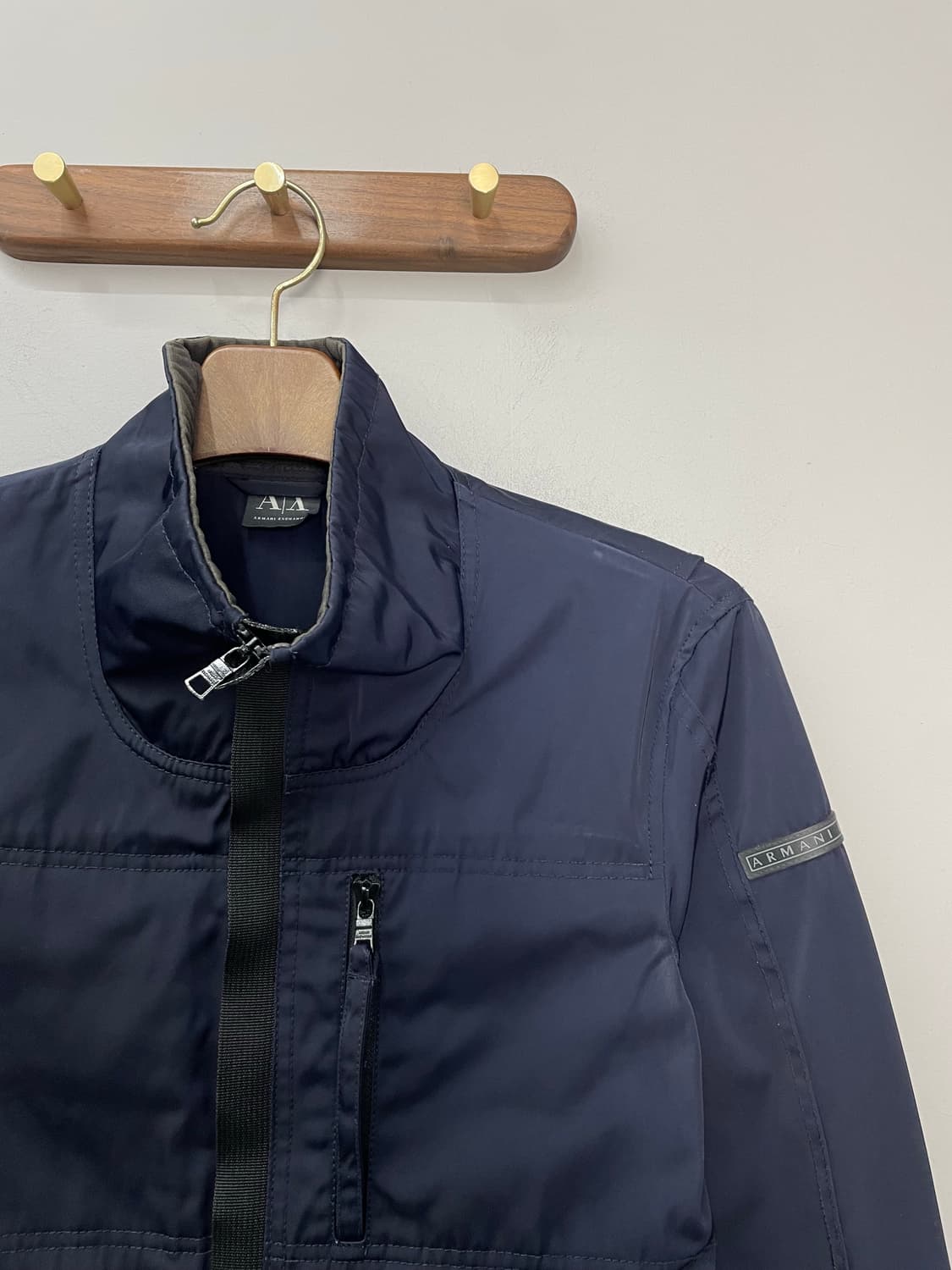 아르마니 익스체인지 네이비 하이넥 자켓 H1368 상품이미지3