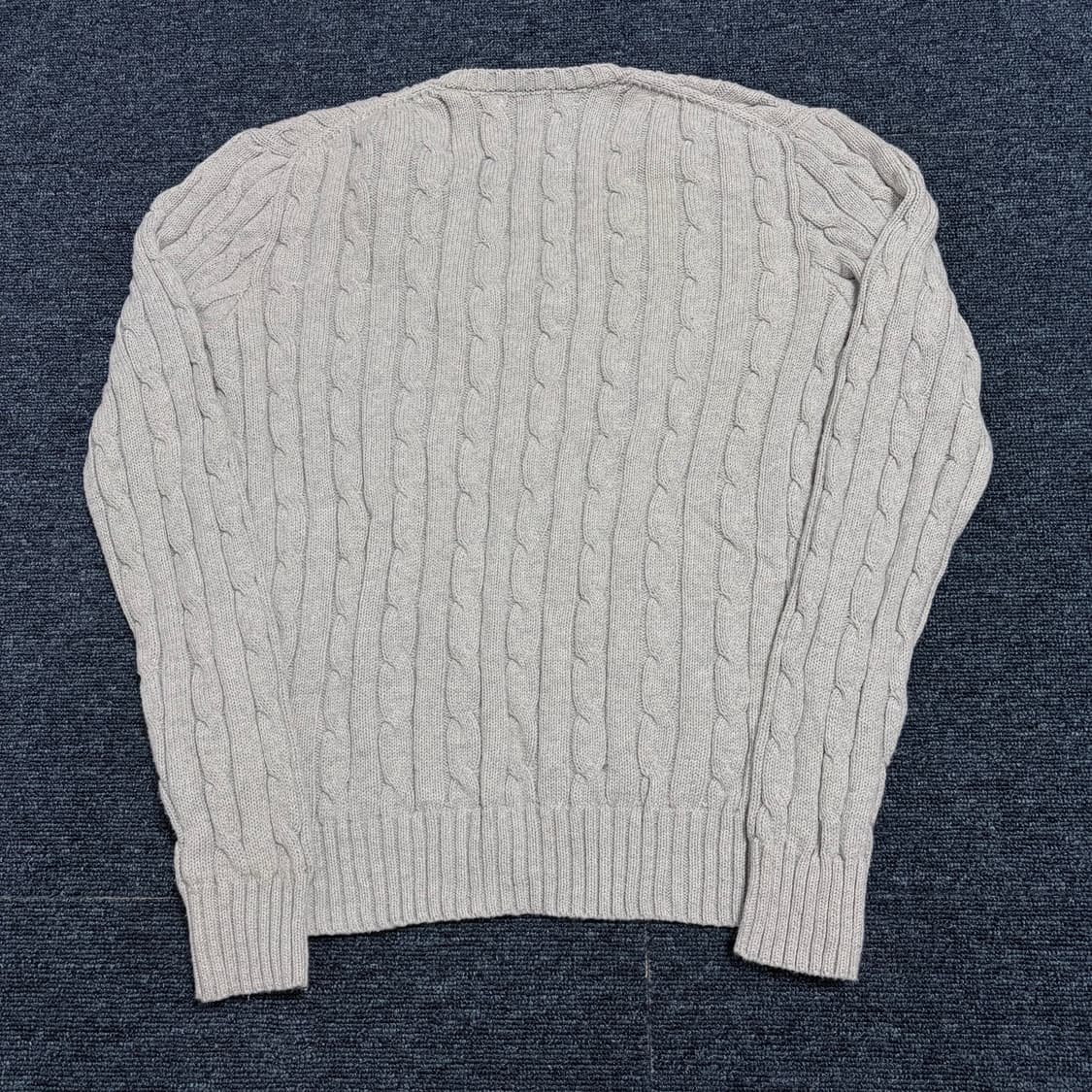 폴로 랄프로렌 브이넥 꽈배기 니트 상품이미지7