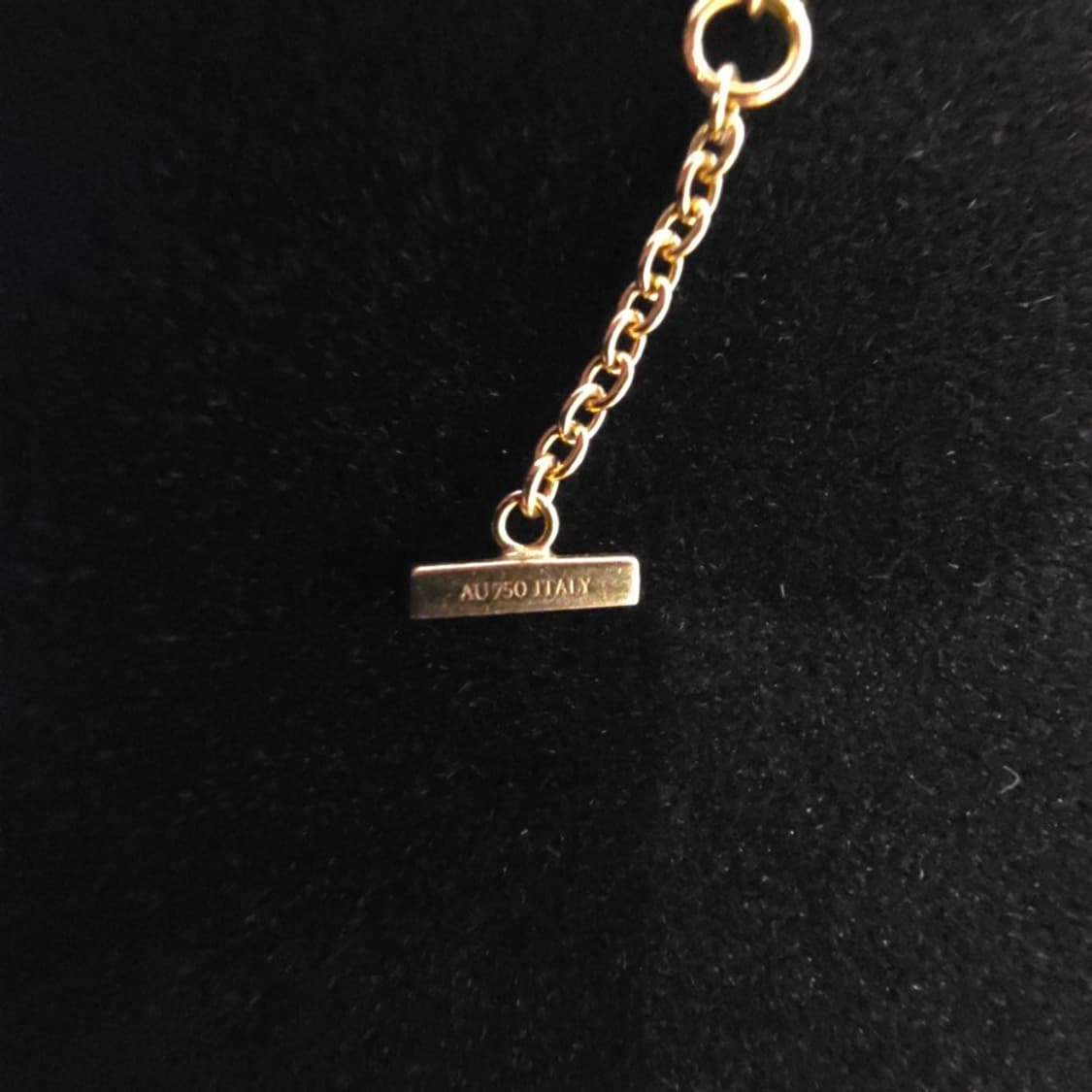 [중고/정품] 티파니앤코 T 스마일 팔찌 옐로우골드 S 상품이미지5