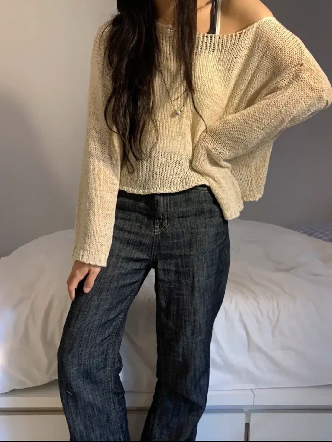 히피디피 리넨 린넨 데님 팬츠 바지 상품이미지2