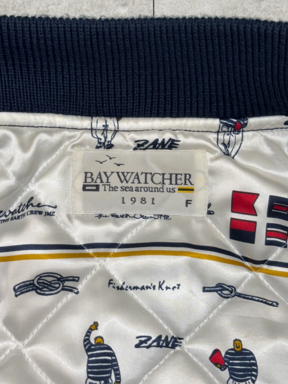 Baywatcher 울 바시티 자켓 상품이미지6