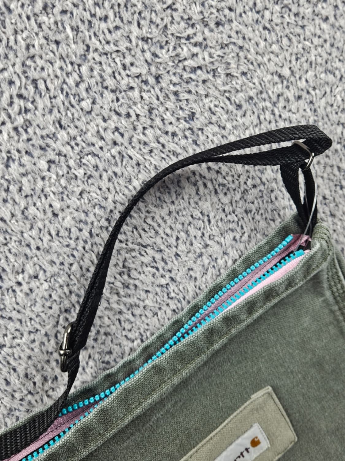 칼하트 핸드메이드 리빌딩 리워크 커스텀 미니 백 (24X23)/10838 상품이미지2