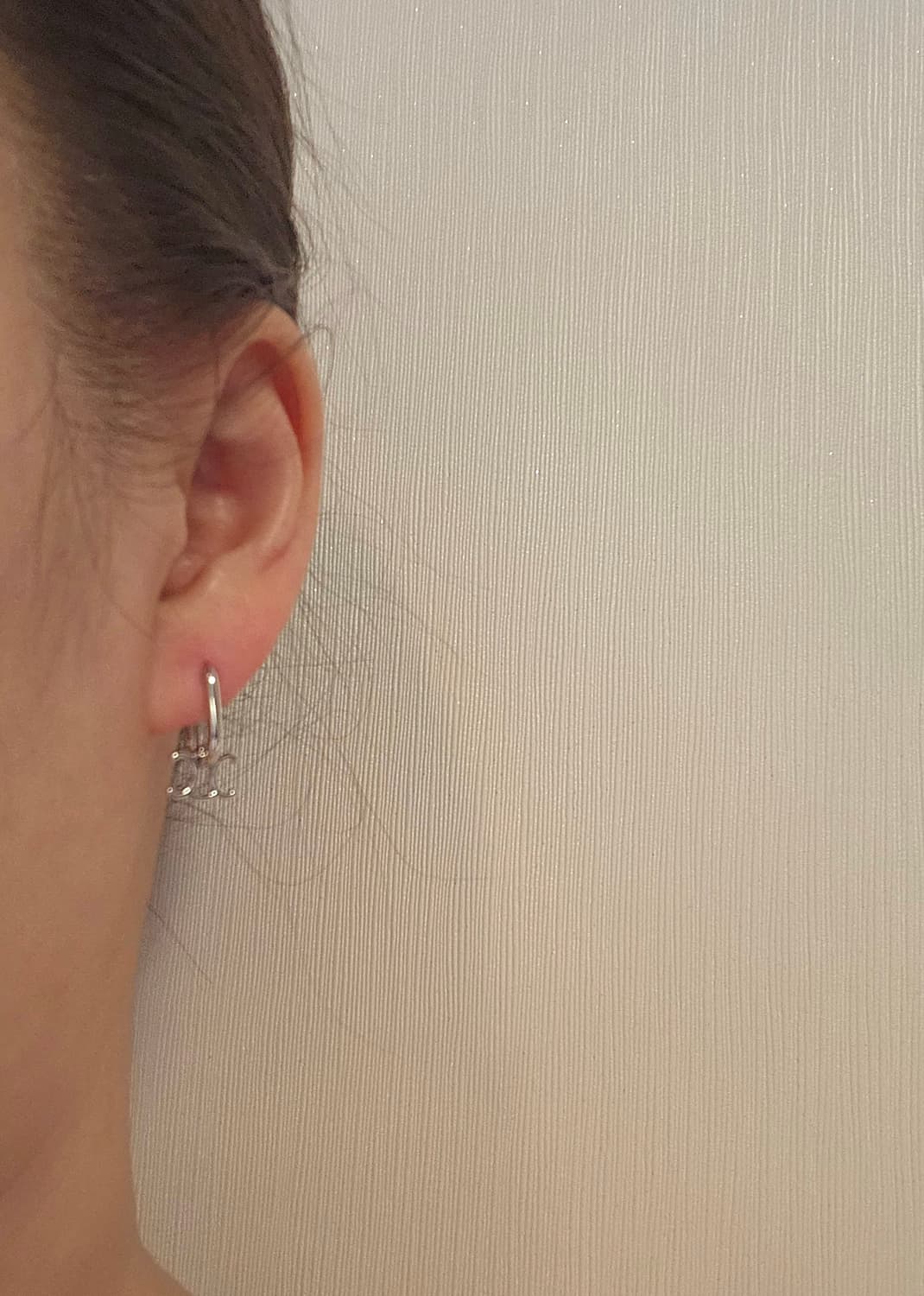 셀린느 트리오페 사각 원터치 귀걸이 은장 상품이미지7