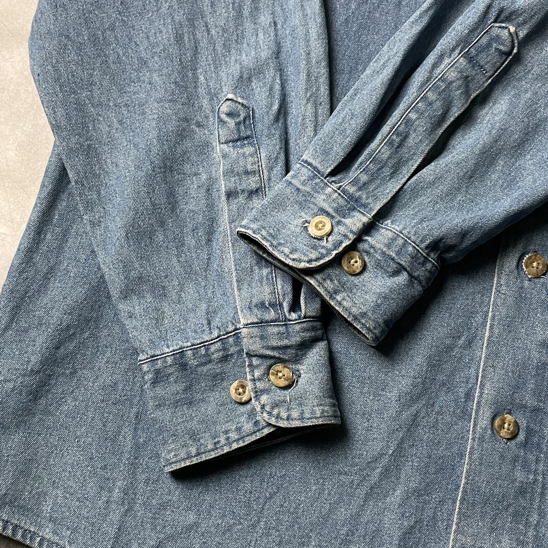 DICKIES 디키즈 빈티지 코튼 데님 워크 셔츠 A00901 상품이미지6