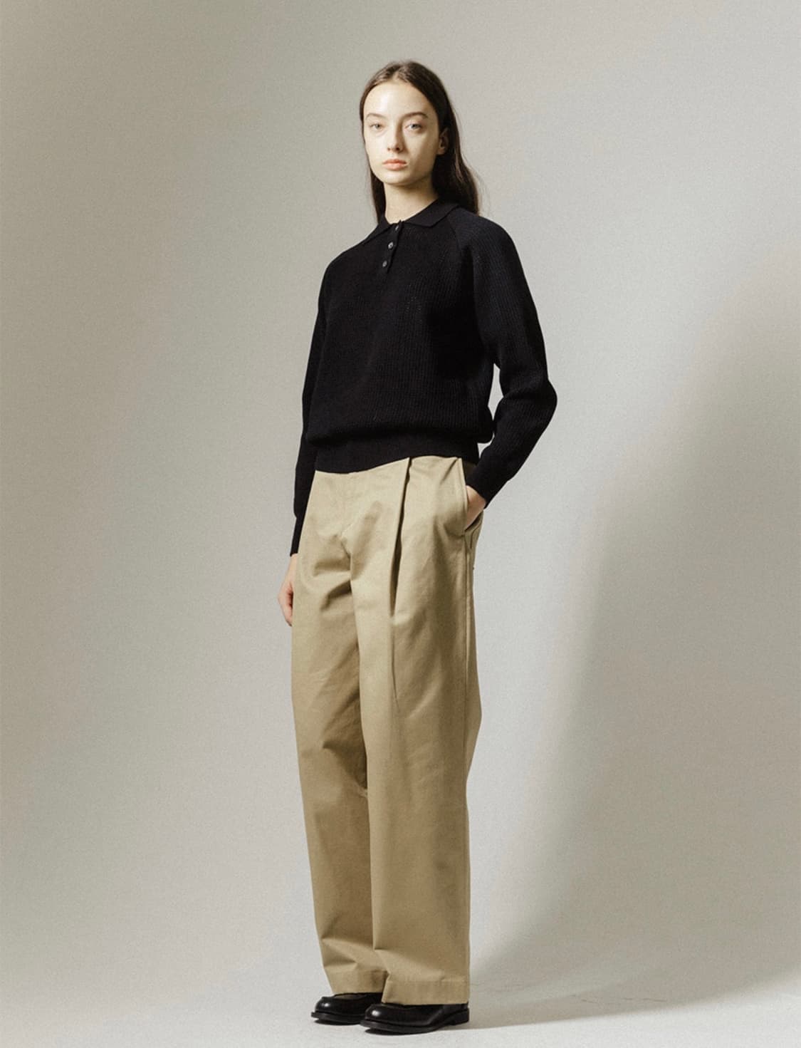 블랭크룸 원 턱 치노스 상품이미지4