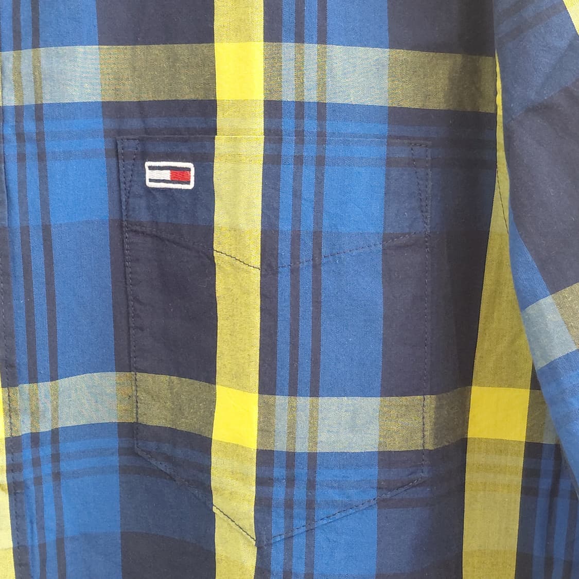 타미진스 코튼 레귤러핏 멀티체크 셔츠 XL 상품이미지6