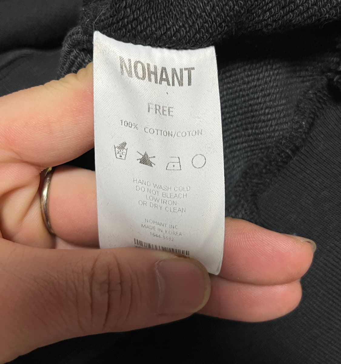 노앙 오버핏 맨투맨 티셔츠  상품이미지8