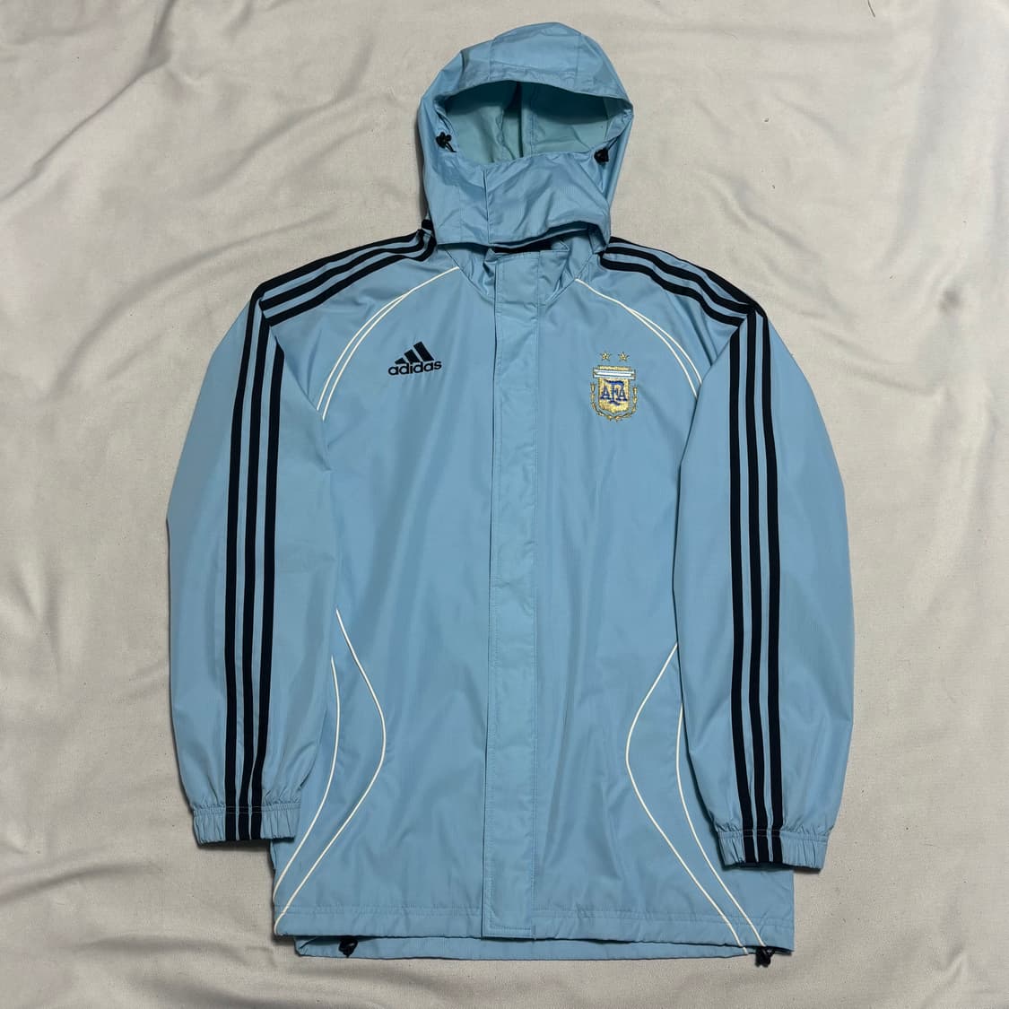 90 아디다스 아르헨티나 국가대표 스카이블루 바람막이 상품이미지2