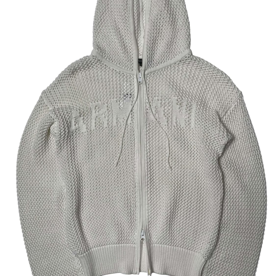 Armani exchange 매쉬 화이트 집업 후드 상품이미지3
