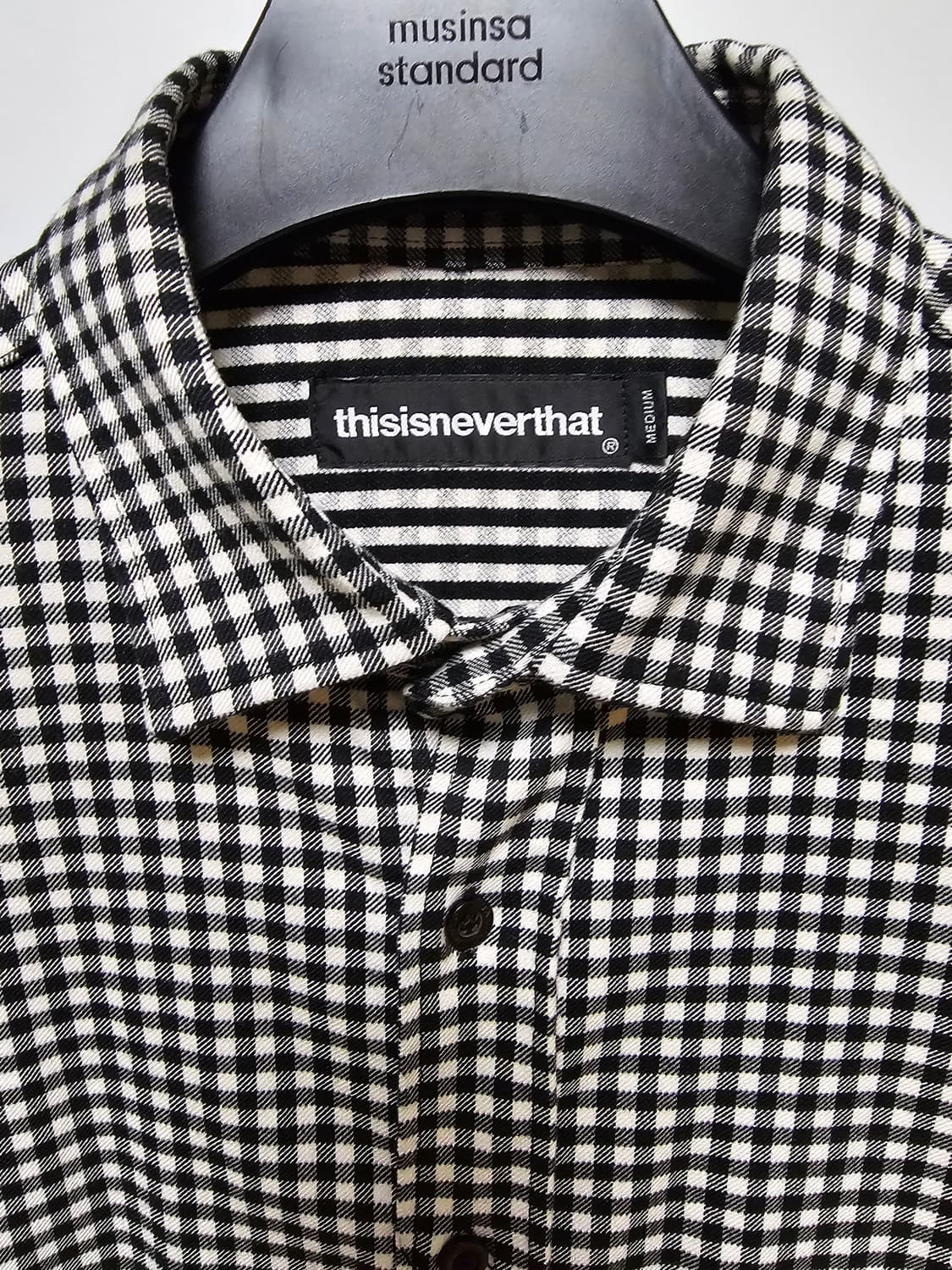 디스이즈네버댓 셔츠 레이온 M 상품이미지3