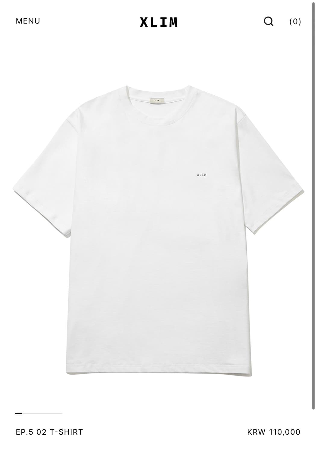 엑슬림 xlim ep5 02 반팔 3사이즈 상품이미지1