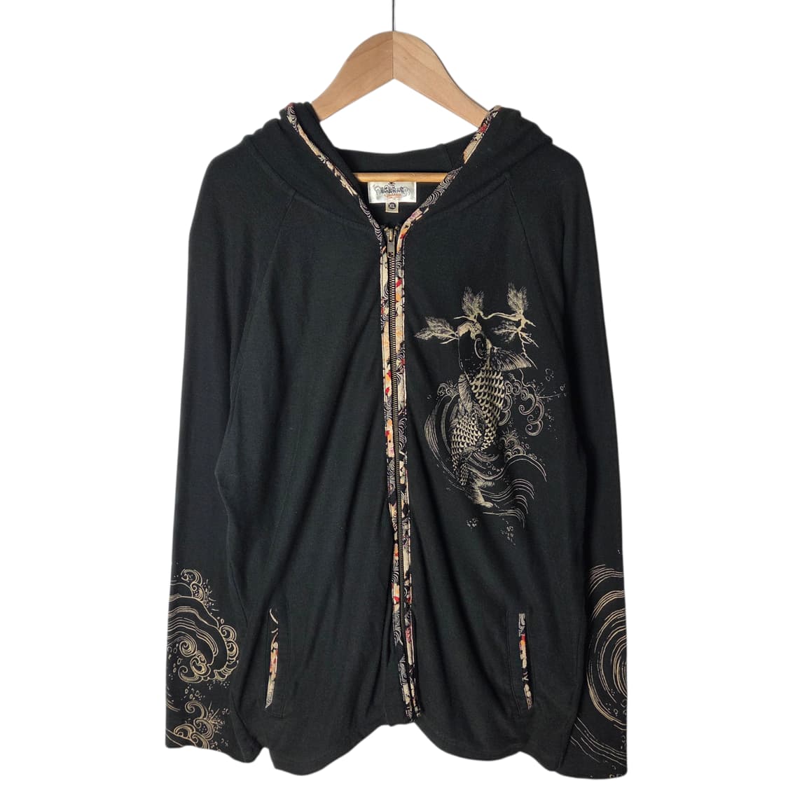 [KARAKURI TAMASHII] 카라쿠리 타마시 오리엔탈 후드집업 상품이미지1