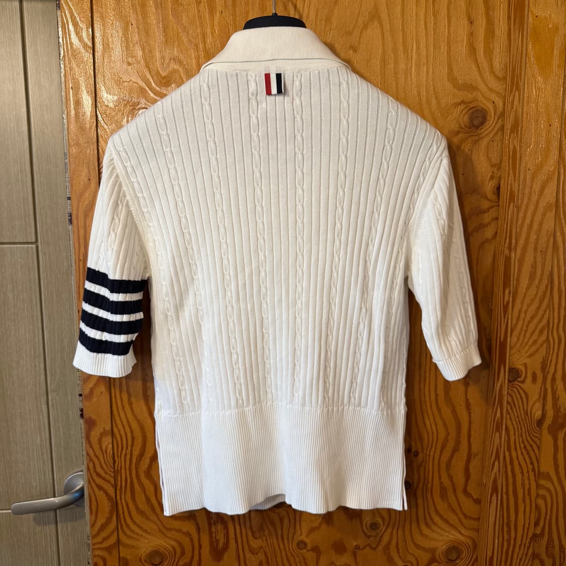 톰브라운 23 S/S 4바 니트 반팔 폴로셔츠 상품이미지7