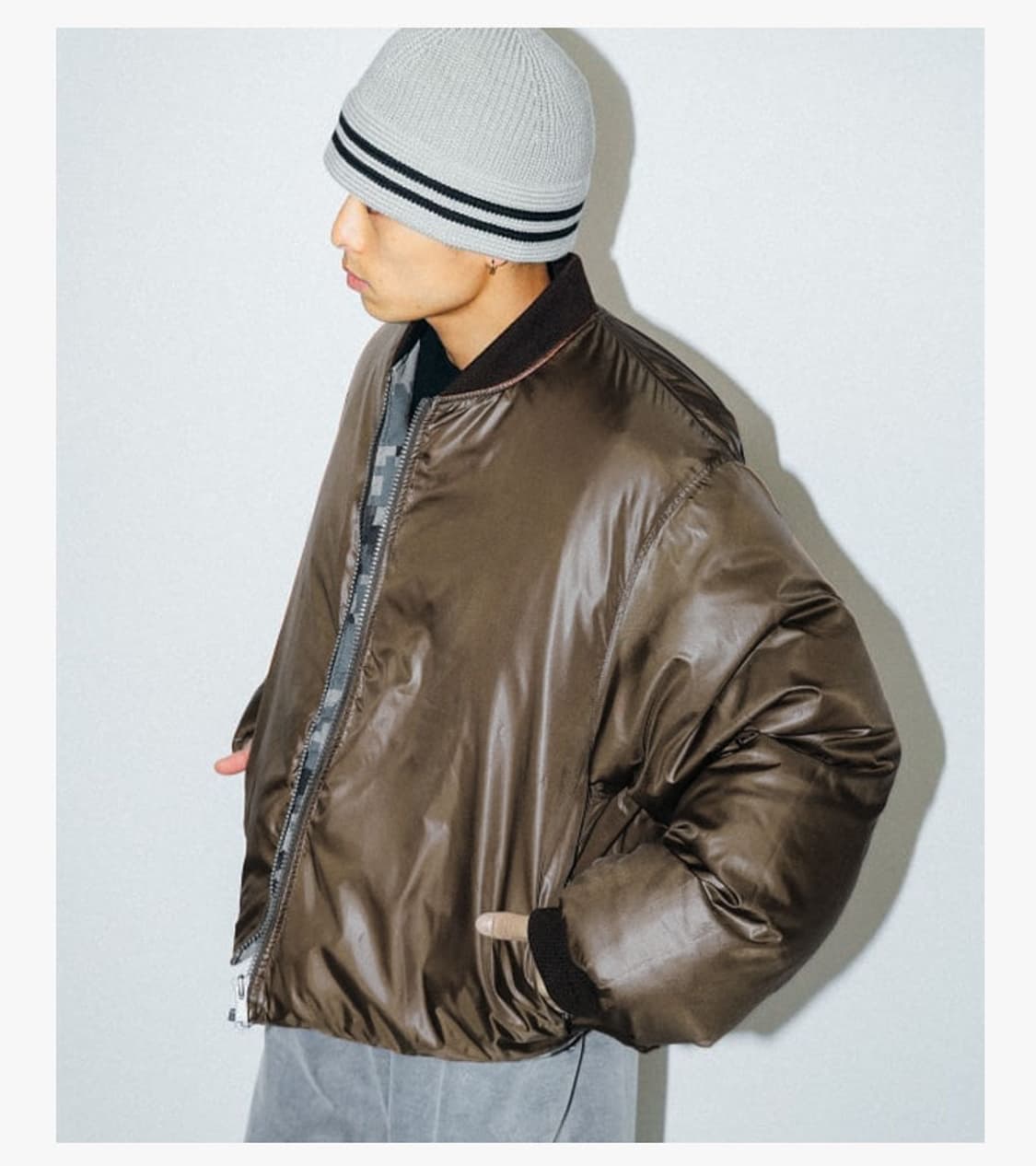 BEAMS - 24FW REVERSIBLE DOWN FLIGHT JK 상품이미지3