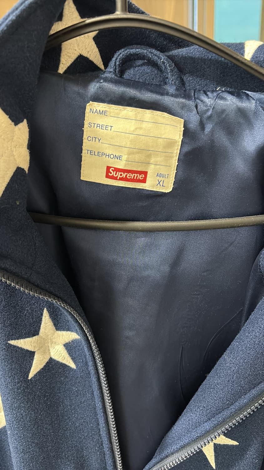 슈프림 16FW 별자켓 스타디움 네이비 상품이미지3