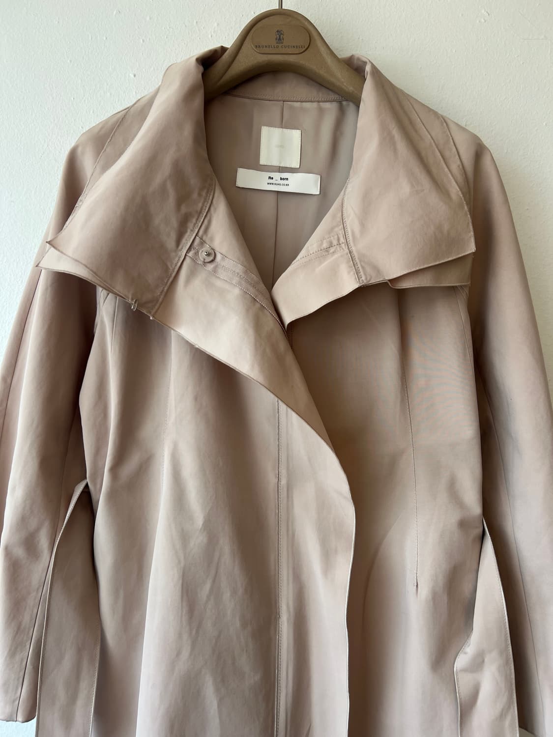 구호 여성  아이보리베이지 트렌치코트 간절기코트 상품이미지1