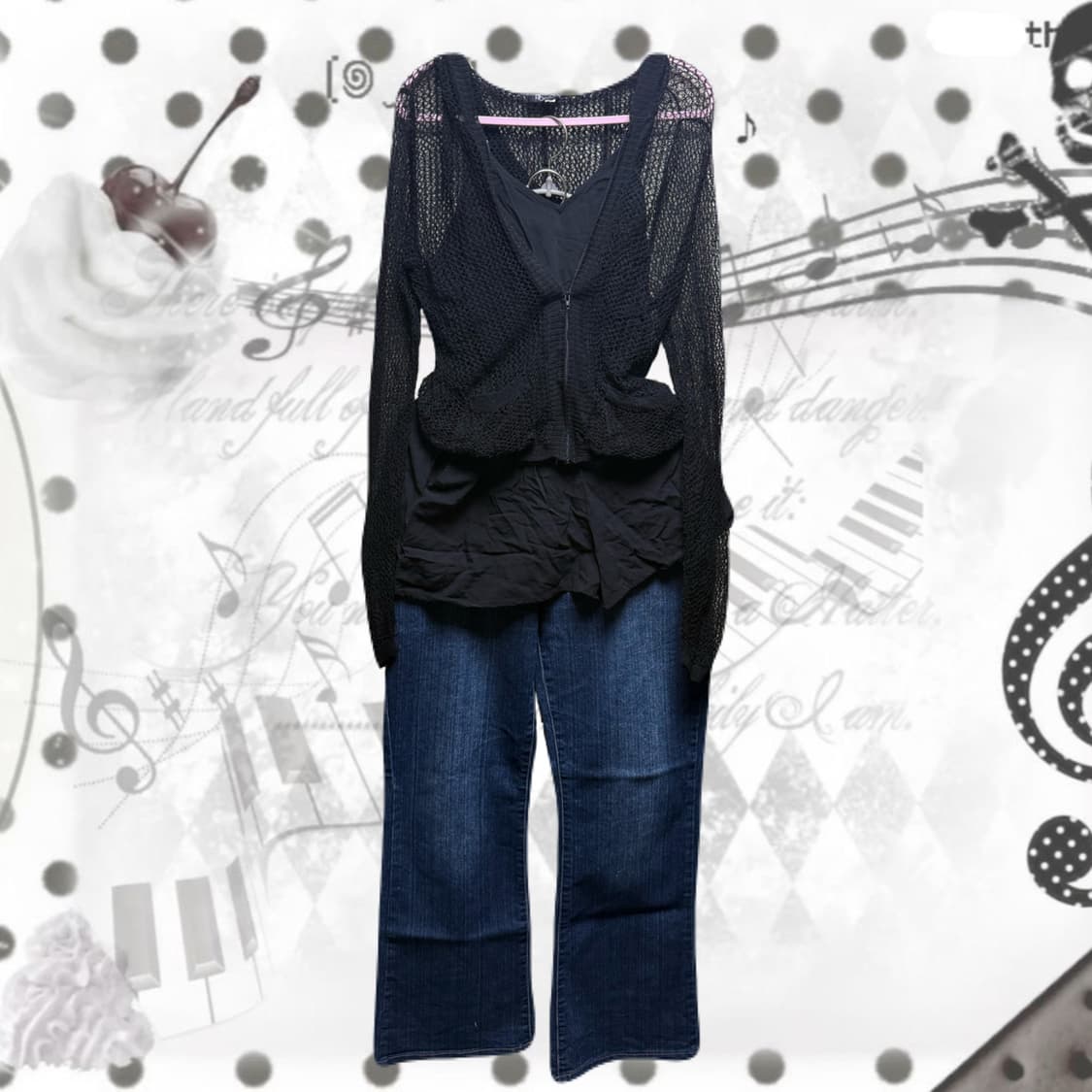 y2k 캐주얼 코디 세트 상품이미지1