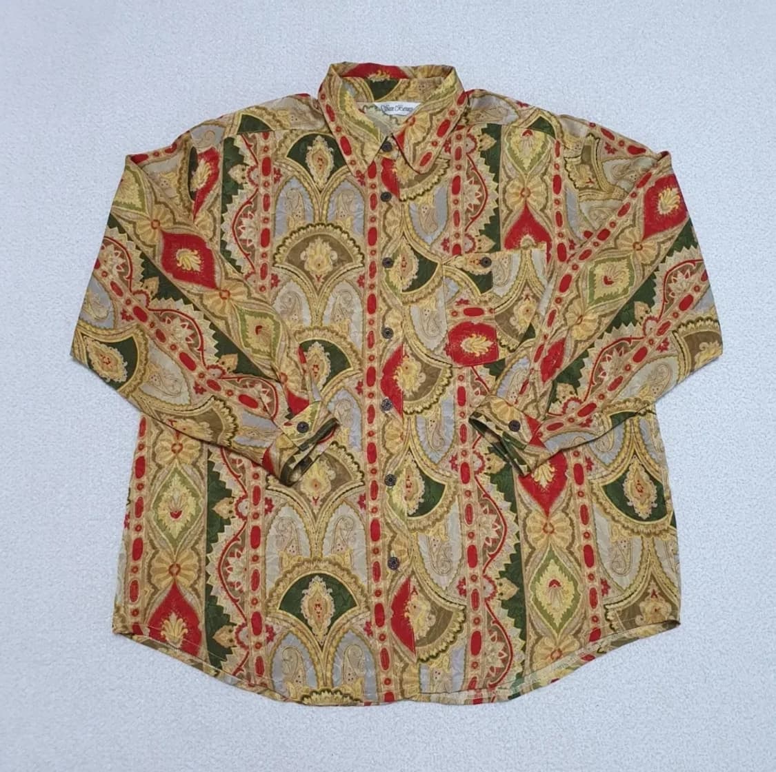 [일본빈티지/실측필수!] 페이즐리 셔츠 상품이미지1