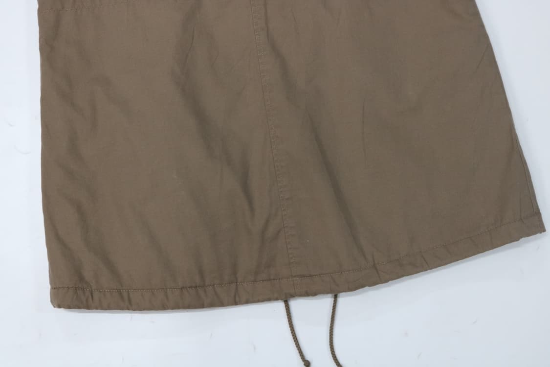 빈티지 카키 브라운 후드 필드 자켓 야상 점퍼 (M) 상품이미지9