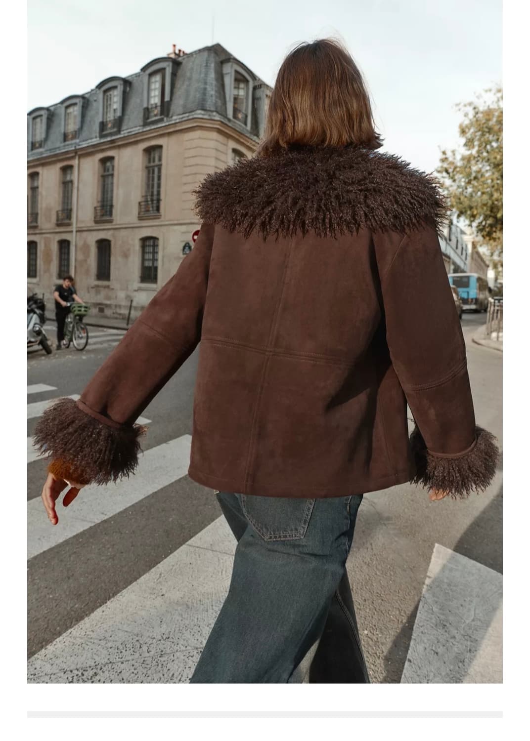 퍼트리밍 무스탕 자켓 상품이미지3