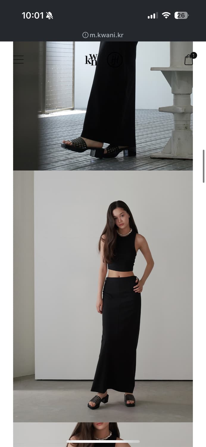 새상품) kwani 콰니 웨지 클래식 젤리슈즈 상품이미지2