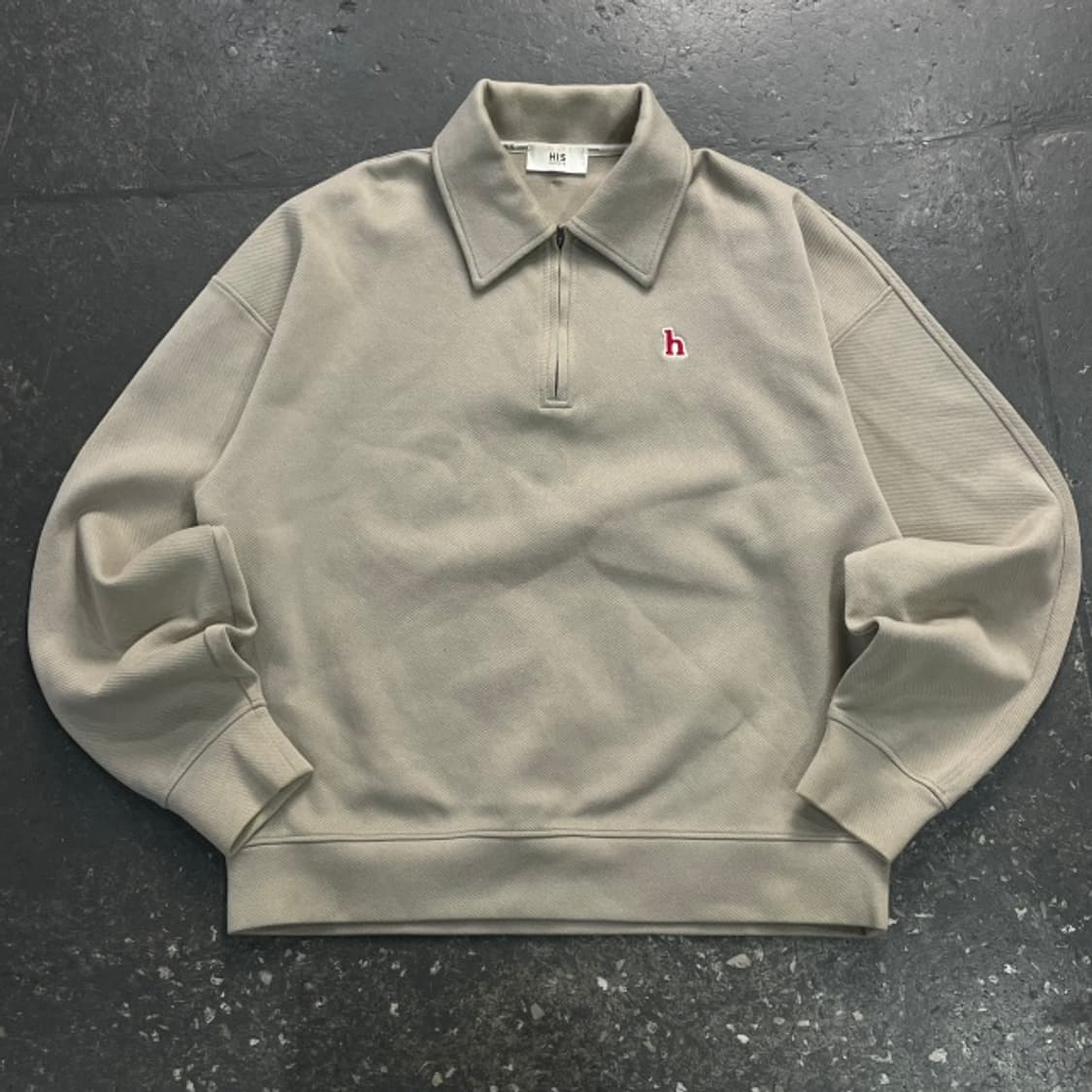 100 헤지스 HIS 카라 맨투맨 상품이미지1