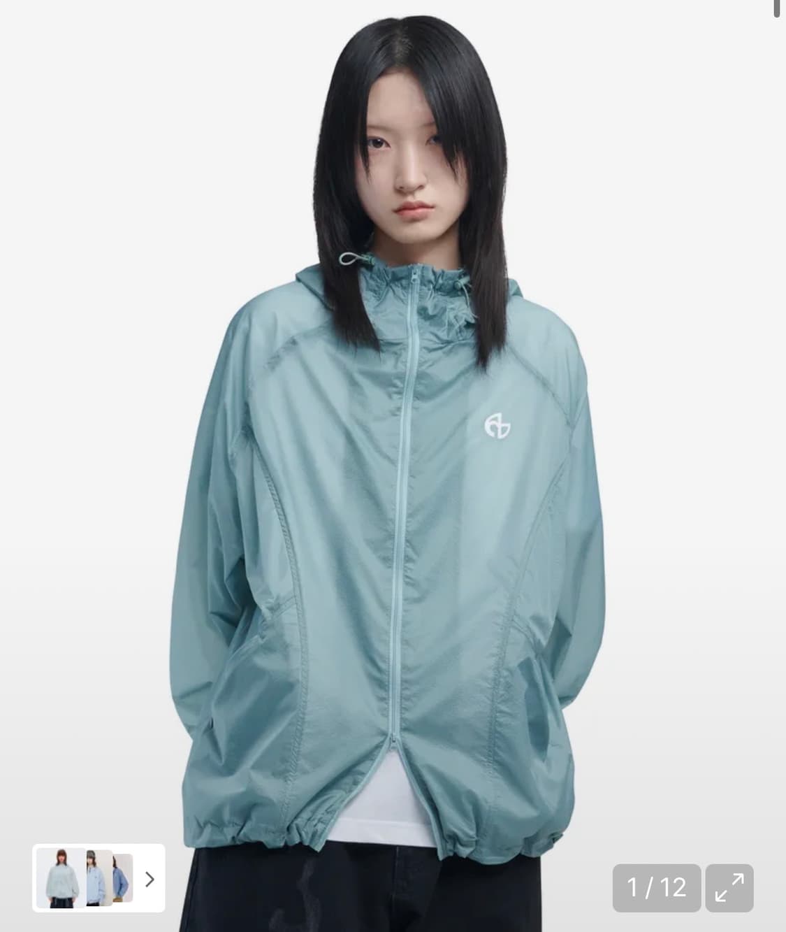 노매뉴얼 AETHER NYLON JACKET - MARINA 상품이미지1