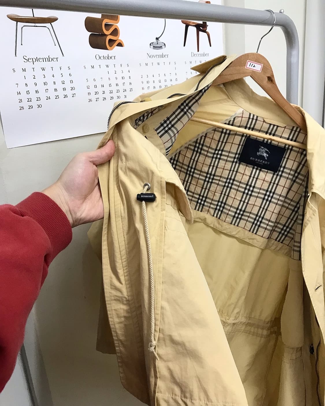 버버리 로고 롱 자켓 상품이미지4