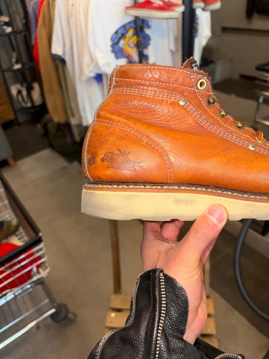 Thorogood USA monkey roofer leather boot 상품이미지9