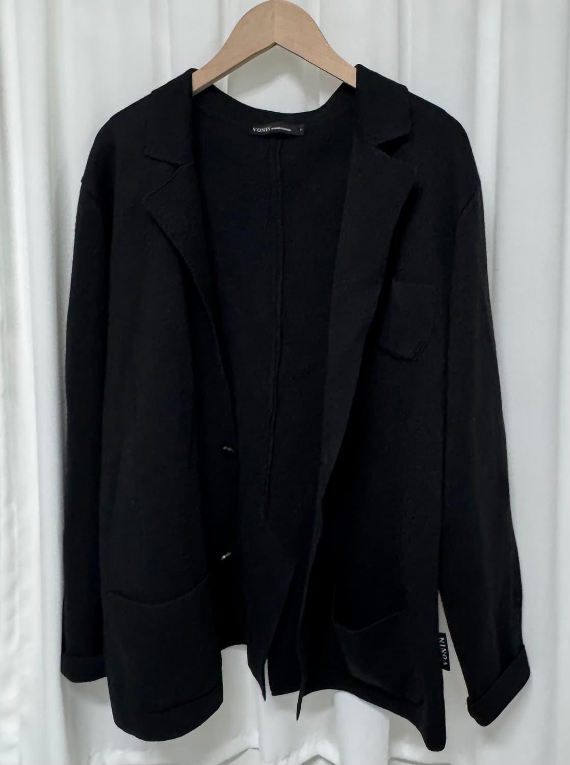 VONIN 보닌 블랙 가디건 상품이미지2