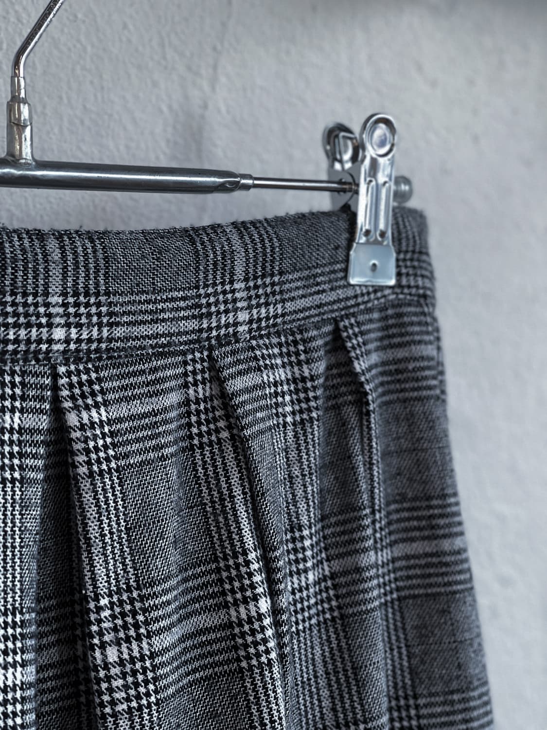 Gray Tartan Pumpkin Long Skirt 0279 상품이미지4