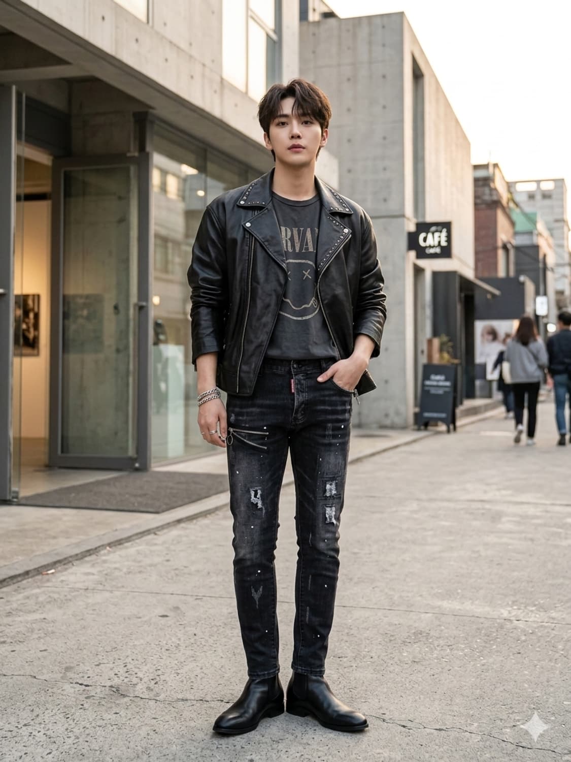 DSQUARED2 디스퀘어드2 클래식 케니 진 블랙 워싱 청바지 상품이미지1