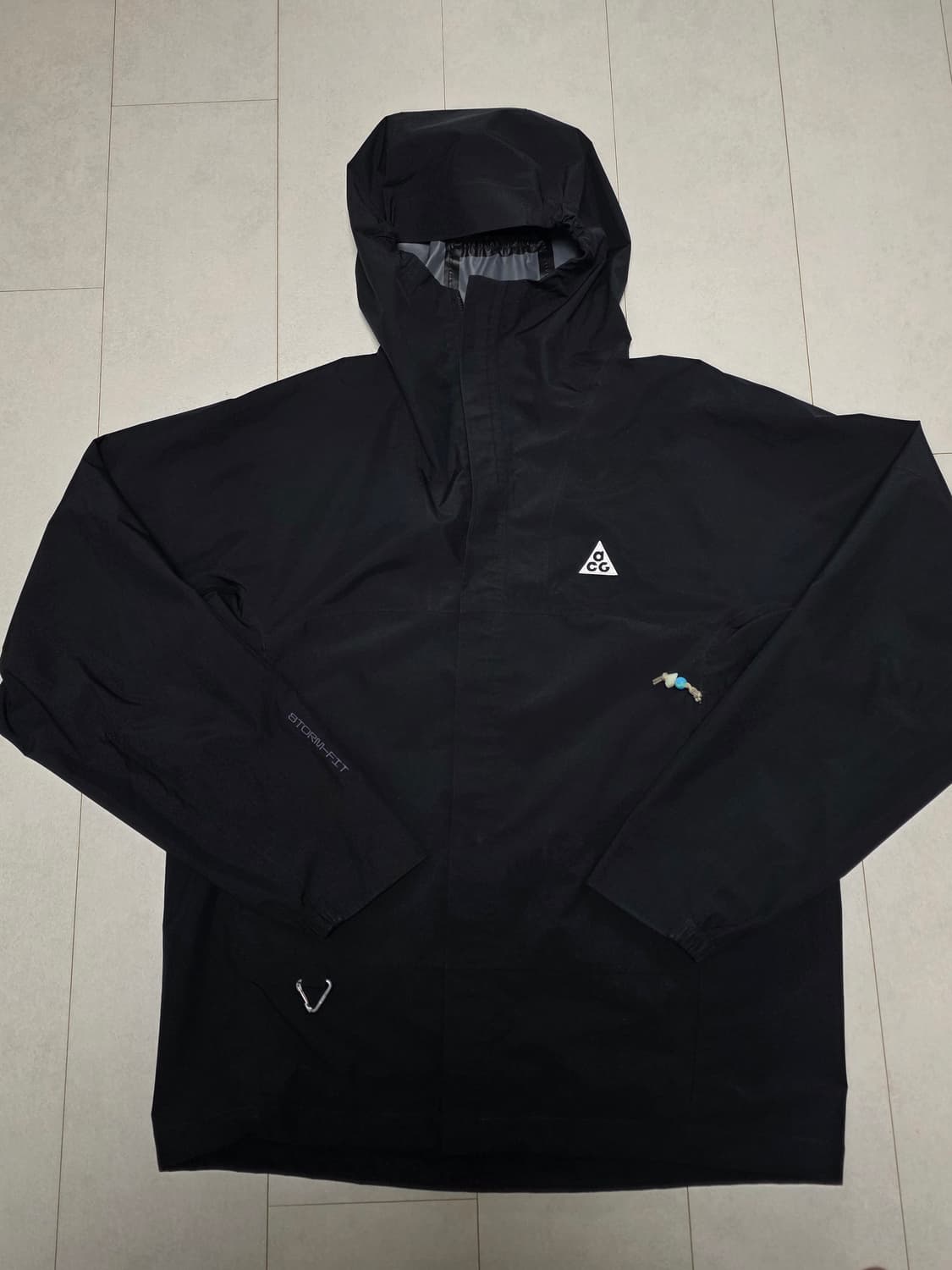 나이키 ACG 스톰핏 블랙 바람막이 M 윈드브레이커 상품이미지1