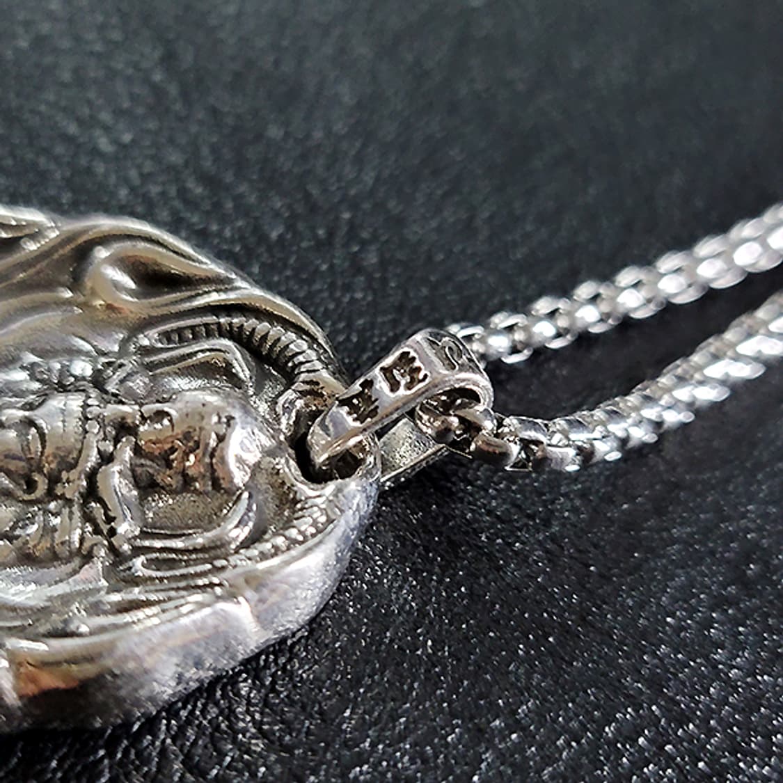 삼면관음 백동 펜던트 엔틱 선물 부처님 관세음보살 불교 남자 목걸이 상품이미지4