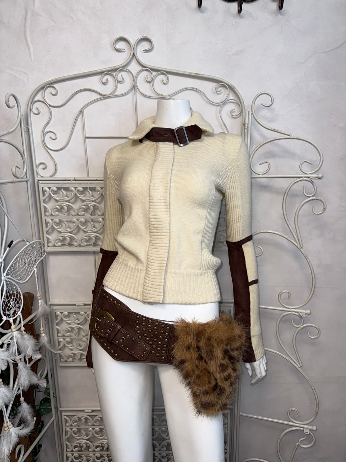 Armani Exchange wool suede knit zipup 상품이미지2