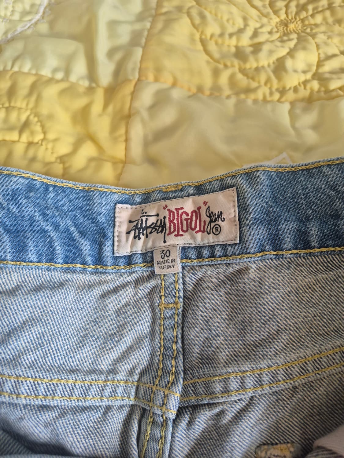 스투시 빅올 데님쇼츠 비치워시 30 상품이미지3